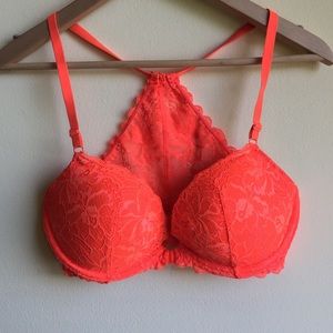 Victoria’s Secret Neon Orange racerback 34DD
